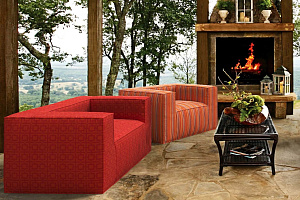 Прямое кресло Фри от Gliver, яркие ткани для обивки, премиальное качество материалов